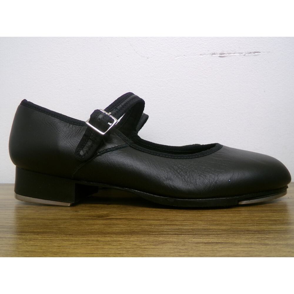 Dance Tap Shoes Capezio Adult 8M Mary Jane Leather Buckle Student